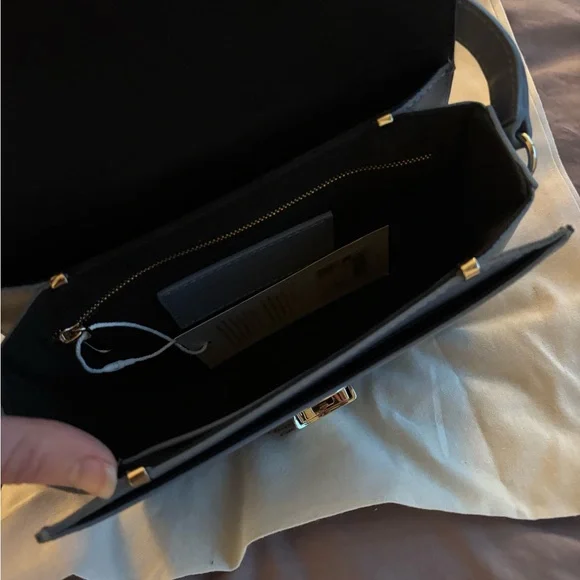 SOLD NWT Sézane Claude Bag in Smooth Vintage Blue - Picture 9 of 12